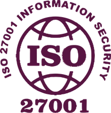 ISO 27001 information security certified